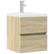 Mobile Lavabo-Armadietto da bagno Rovere Sonoma 41x38,5x45 cm in Legno Multistrato