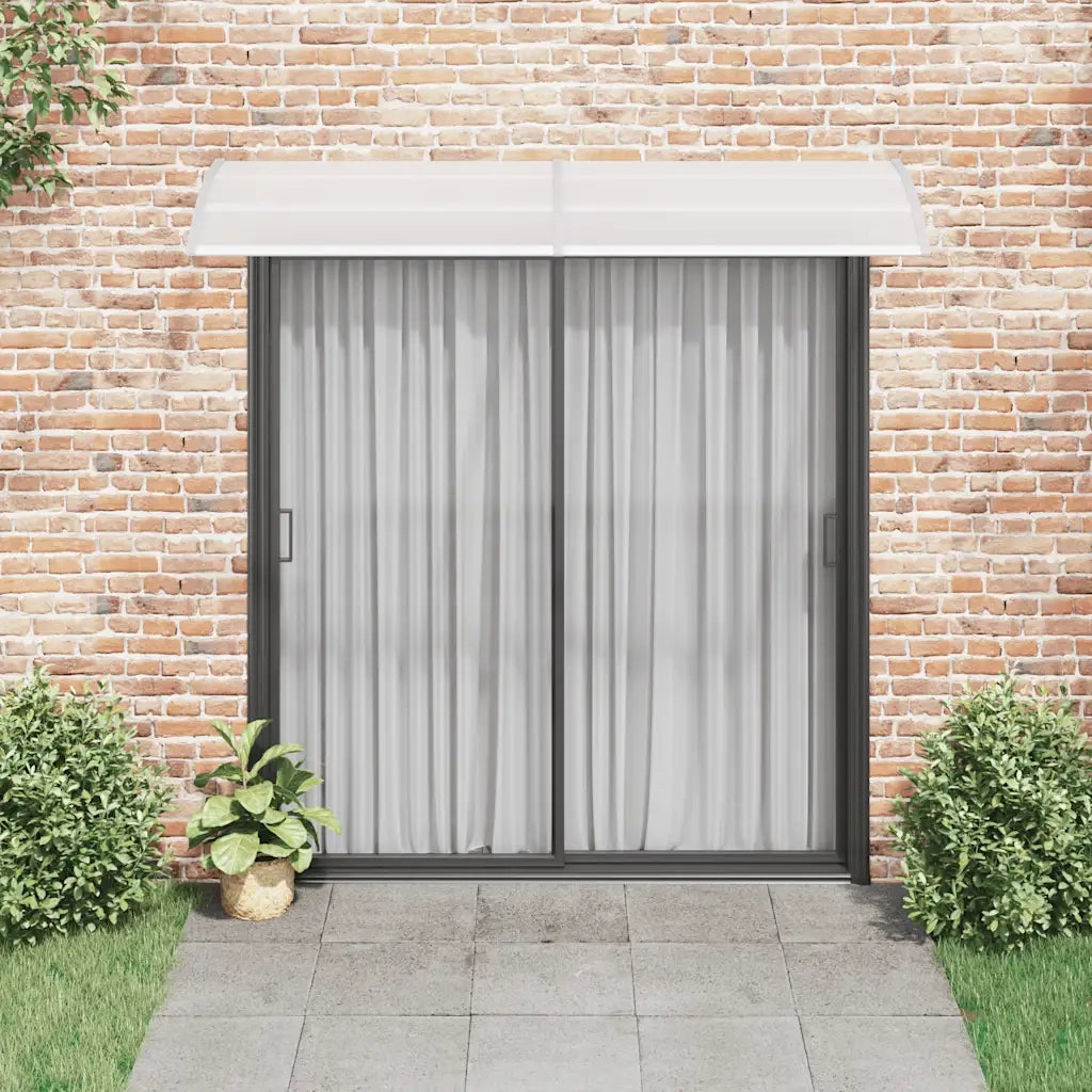 Pensilina per Porta Grigia e Trasparente 240x75 cm in PC CFW6826920