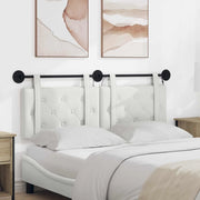 Testiera sospesa Con luce LED Bianco Similpelle