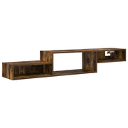 Mobile TV da Parete | Armadietto TV | Mobile Porta TV A Parete | Armadietto TV | Mobile Porta TV Rovere Fumo 150 x 28 x 26 cm