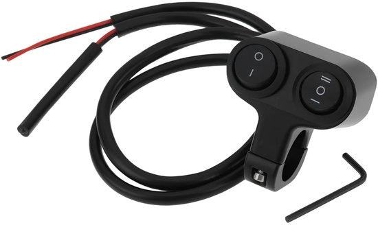 Comando di guida per motocicletta a doppio pulsante 12V per manubrio da 22mm