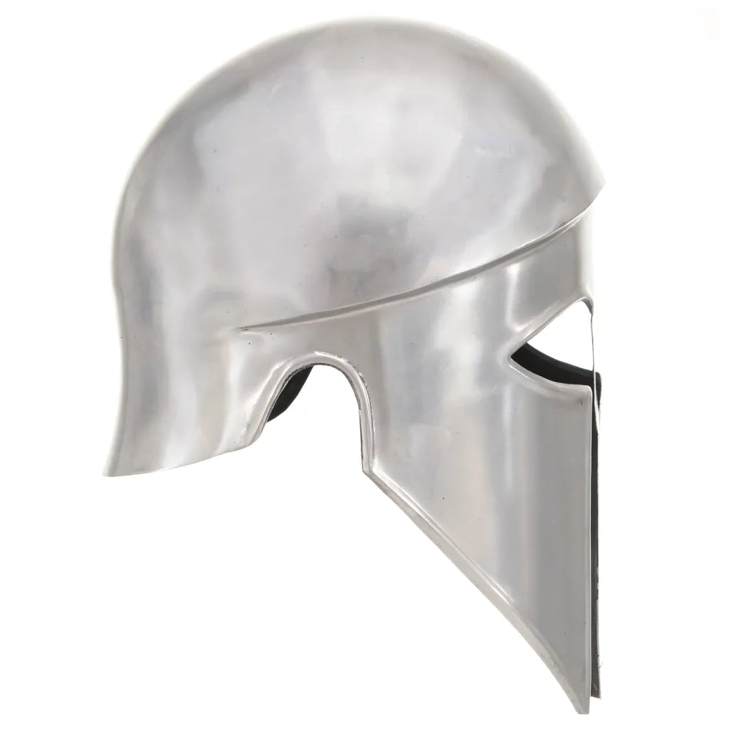 Elmo da Guerriero Greco Antico per LARP in Acciaio Argento CFW1067491
