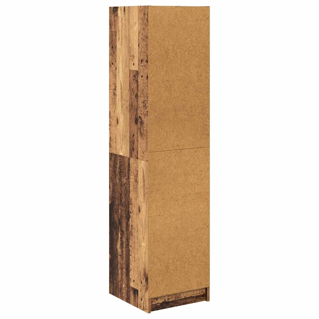 Credenza-Buffet-Armadio da cucina Legno vecchio 35 x 37 x 142 cm Legno multistrato 234471