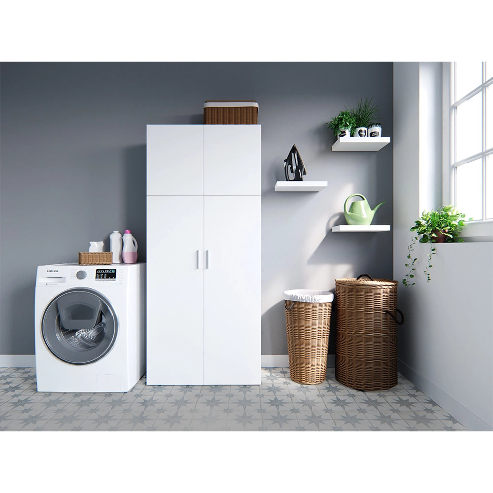 Vicco Scaffale per file Bianco 80 x 182.4 cm