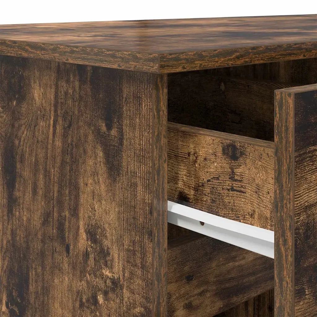 Scrivania | Tavolo da Ufficio Rovere fumo 140 x 49 x 76 cm Legno multistrato