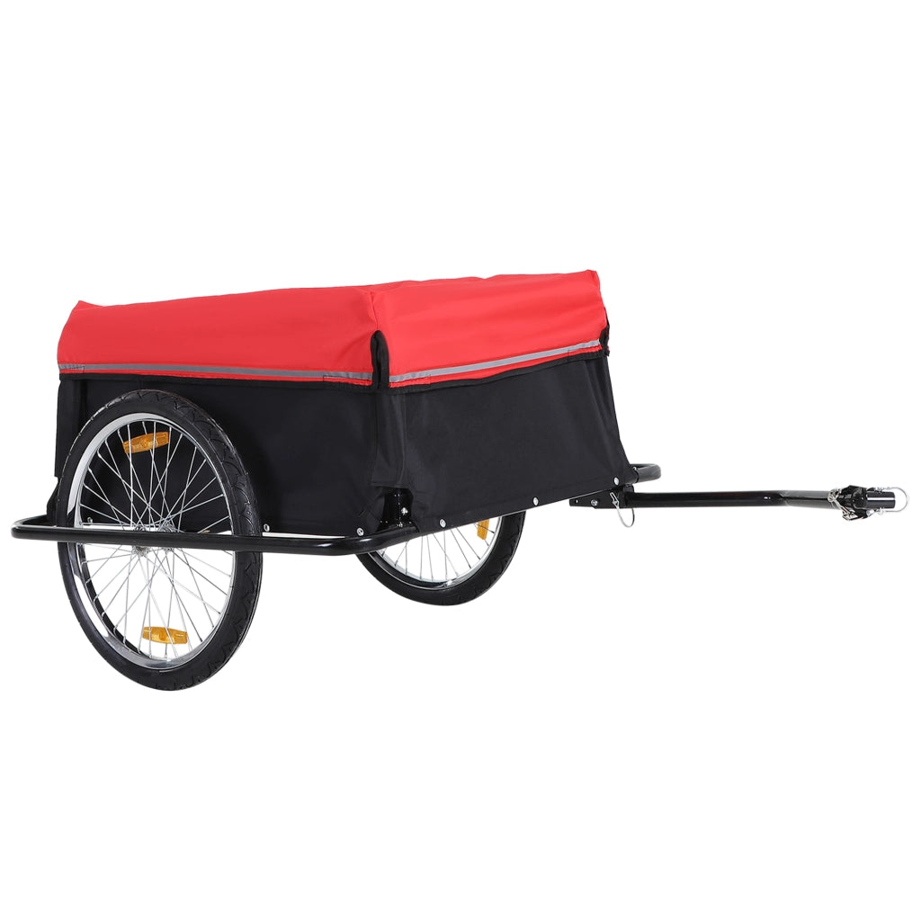 Rimorchio per Bicicletta Pieghevole ¨C Xylo ¨C Capacit¨¤ 40 kg, 140x88x60 cm
