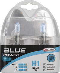 H1 Blue Power Coppia di Lampadine Xenon per luci auto 12V 55W P14,5s