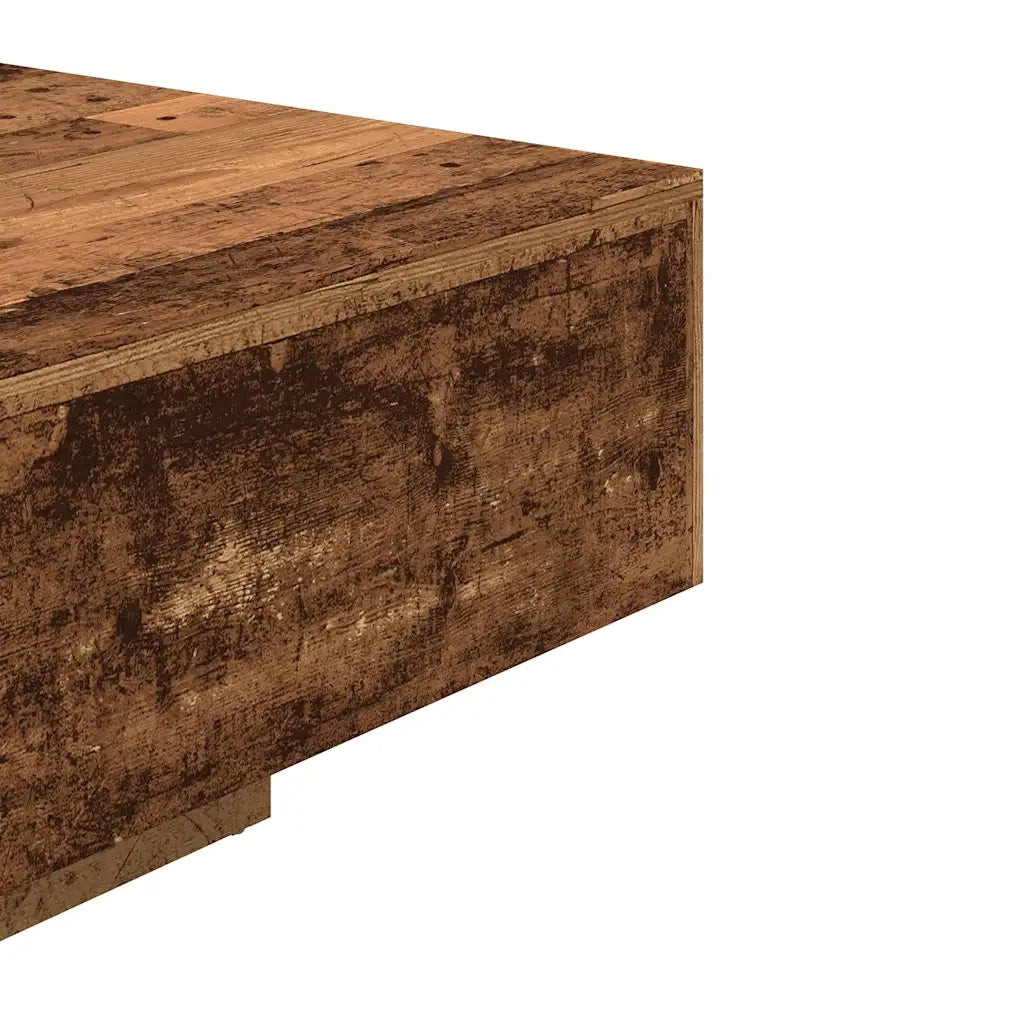 Tavolino da Salotto Legno Antico 85x55x31 cm Legno Multistrato 856402