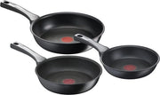 Set di pentole con rivestimento in titanio - diametri 20/24/28 cm - segnale termico - resistente alla lavastoviglie - adatto per induzione - riciclabile Set di pentole