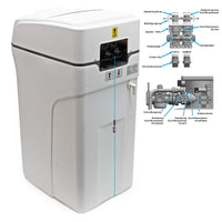 Naturewater Addolcitore Acqua a scambio ionico 3000L/h Dispositivo automatico per addolcimento acqua