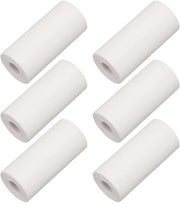 Rulli di carta termica A4 - 20 pezzi - 57x25 mm - Alta leggibilità - Codici a barre chiari - Ideali per stampanti termici