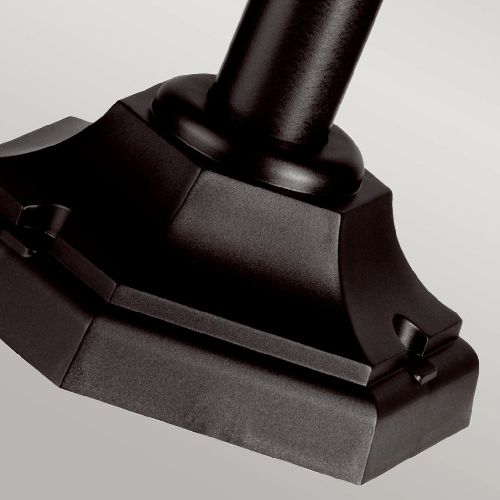 Paletto luce esterno nero E27 60W IP44 Kinsale Elstead
