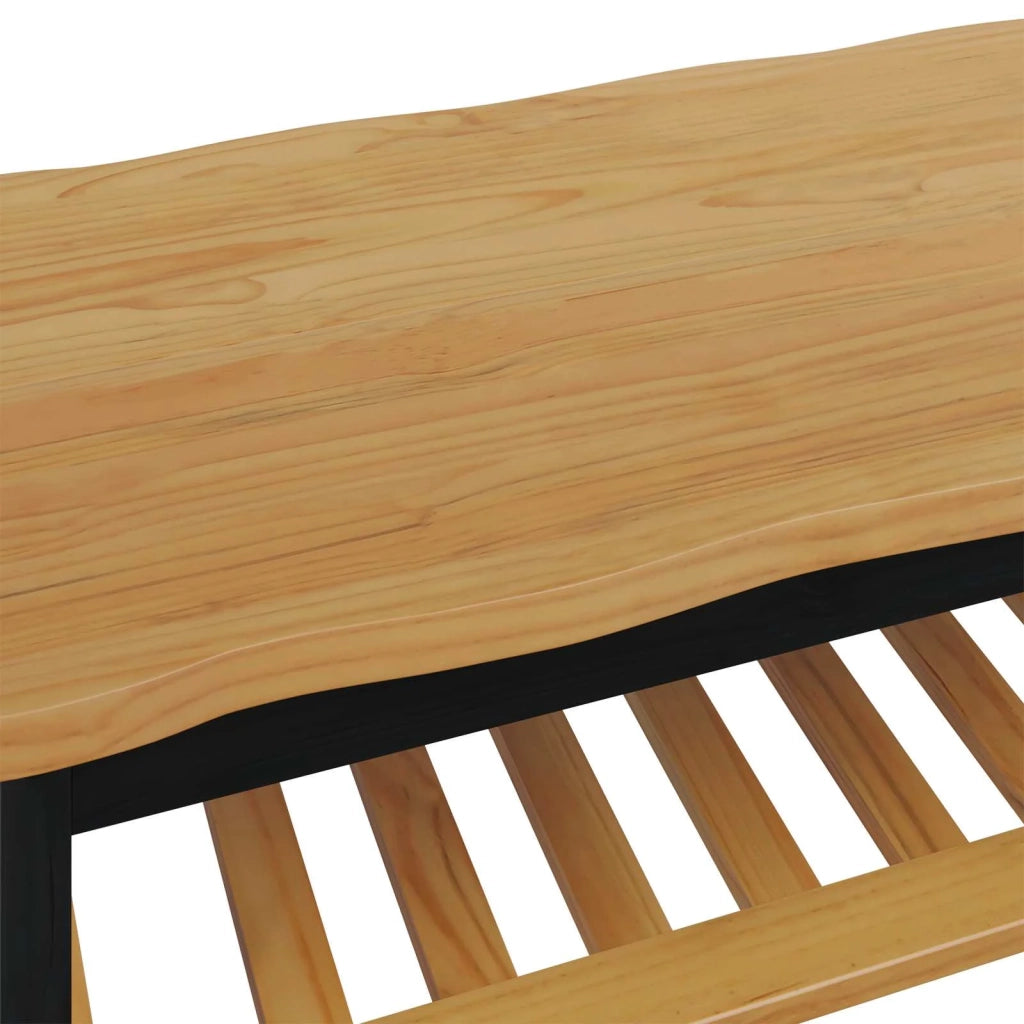 VidaXL Tavolino da salotto EKAI Nero 100 x 60 x 45,5 cm 42037019