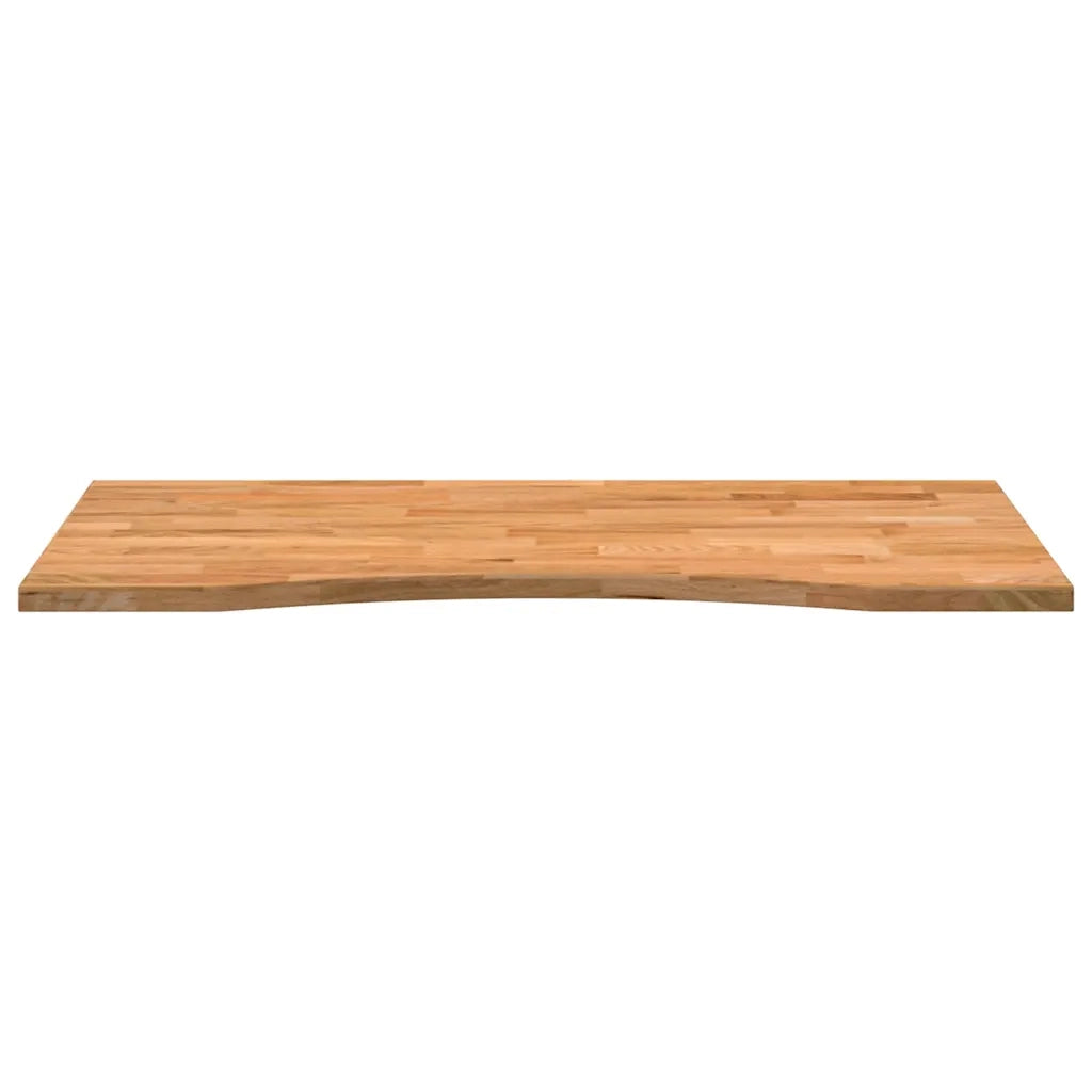 vidaXL Piano Scrivania Marrone Chiaro 100x50x2,5 cm in Rovere Massello