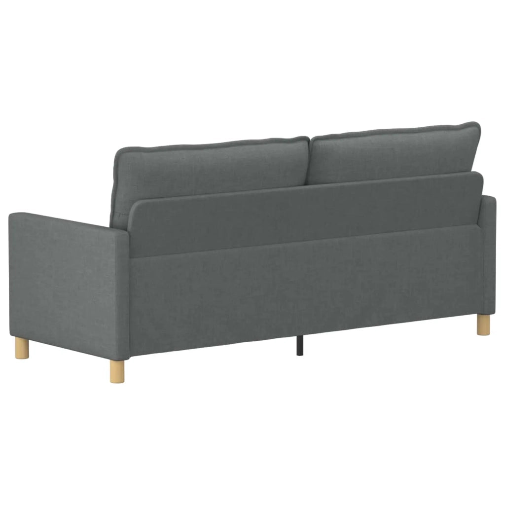 Divano Grigio Scuro 196 x 81 x 87,5 cm Tessuto