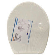 Trade Shop - Copriwater Coprivaso Sedile Wc In Plastica Tavoletta Da Bagno Dalia Bianco 87638 -