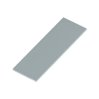 Ripiani in acciaio - 80 x 20 cm. - alluminio bianco - 2 pz.