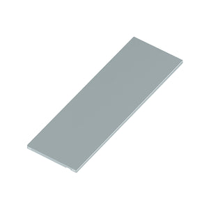 Ripiani in acciaio - 80 x 20 cm. - alluminio bianco - 2 pz.