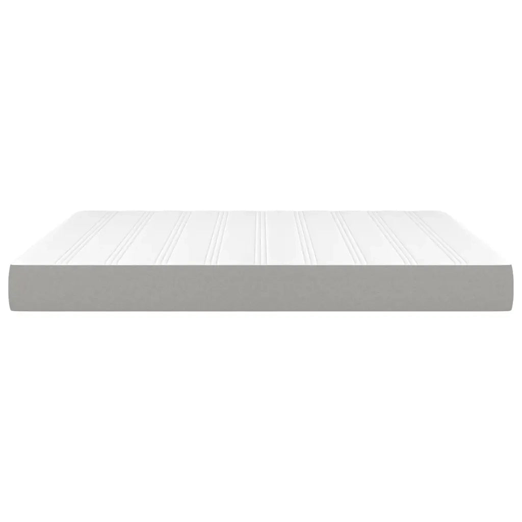 Materasso a Molle Insacchettate Rigidità Media Grigio Chiaro 180x200x20 cm 347834