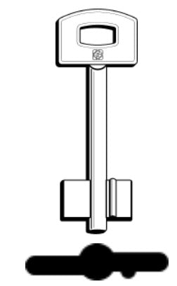 SILCA CHIAVE DOPPIA MAPPA 5SCM10 confezione da PEZZI 5