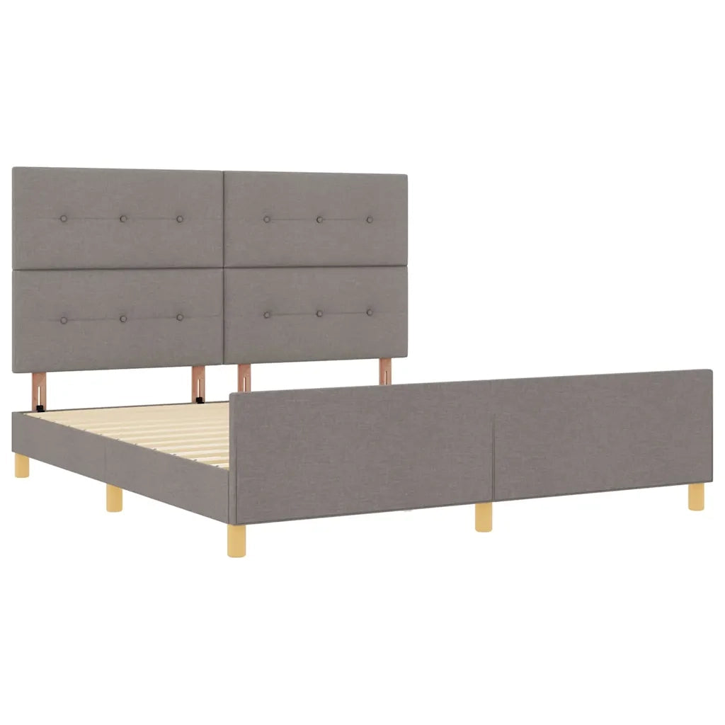 Struttura del letto con testiera Talpa 180 x 200 cm Tessuto 3344750