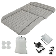 Materasso gonfiabile 190 x 130 x 15 cm comfort ottimale con pompa ad aria design bifacciale in PVC grigio 20_0012675