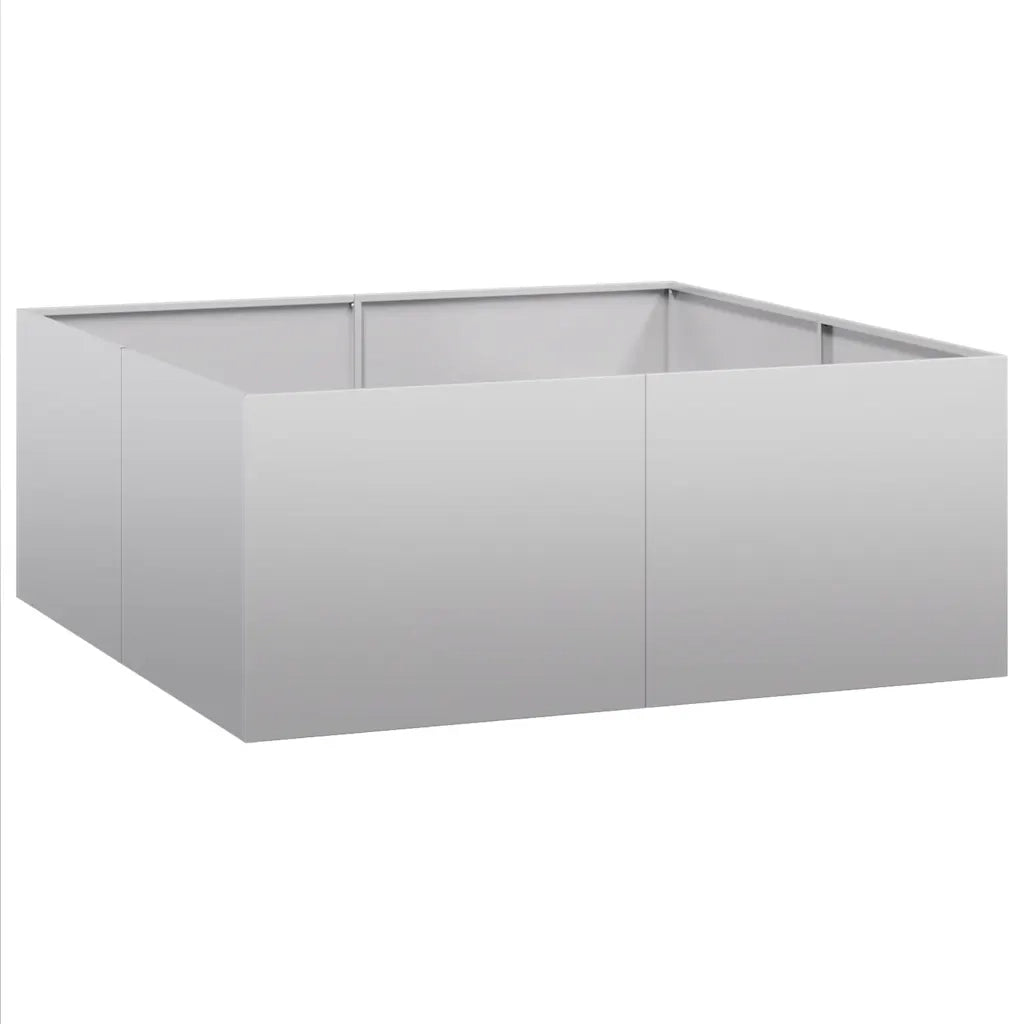 Fioriera 100x100x40 cm in Acciaio Zincato 860820
