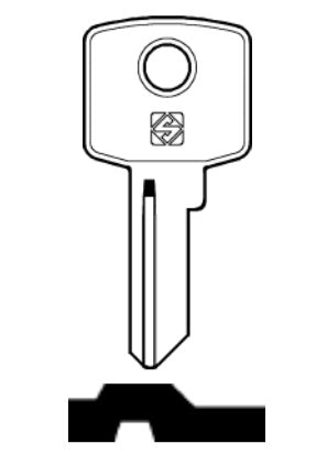 SILCA CHIAVE PORTA CIS4R confezione da PEZZI 5