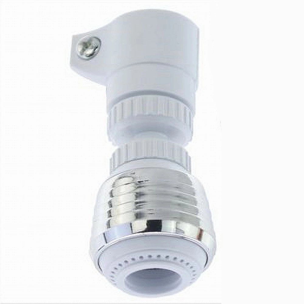 Trade Shop - Rompigetto Rubinetto Lavello Cucina Bagno Filtro Universale Cromo Bianco 87163 -