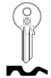 SILCA CHIAVE PORTA FF2 confezione da PEZZI 5