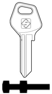 SILCA CHIAVE PORTA FM6 confezione da PEZZI 5