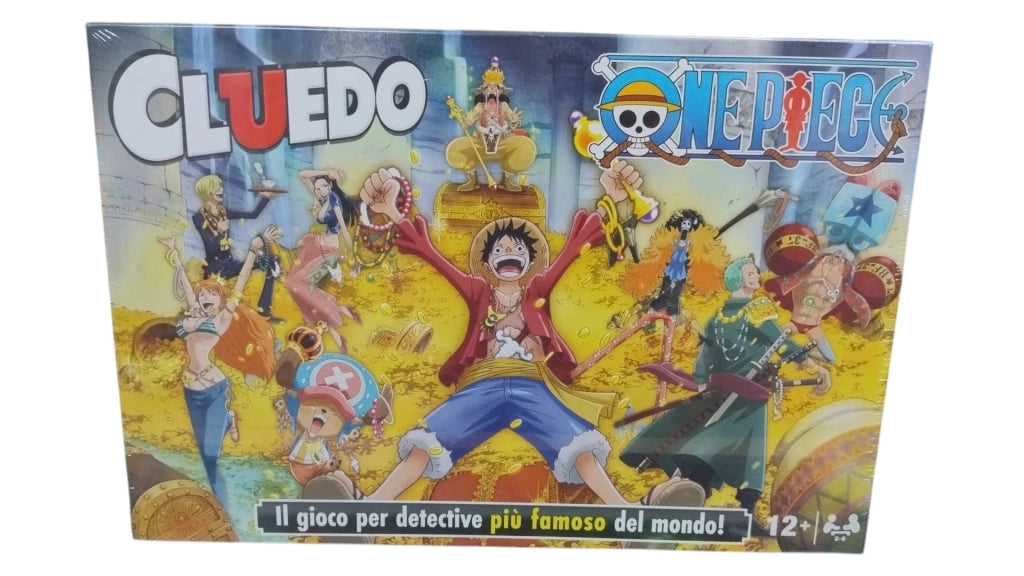 Cluedo, One Piece, Edizione Italiana,Gioco da tavolo per 2-6 giocatori,Winning Movies,Eta 12+
