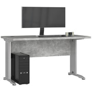 Scrivania per computer AKORD BM135 Cemento 135 cm 135x60x76 cm