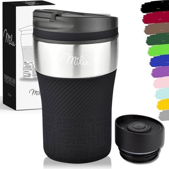 Termos 210 ml - 100% Libero da Le - Termos in Acciaio Inox - Termos Isolante a Doppia Parete - Ideale per Caffè e Tè
