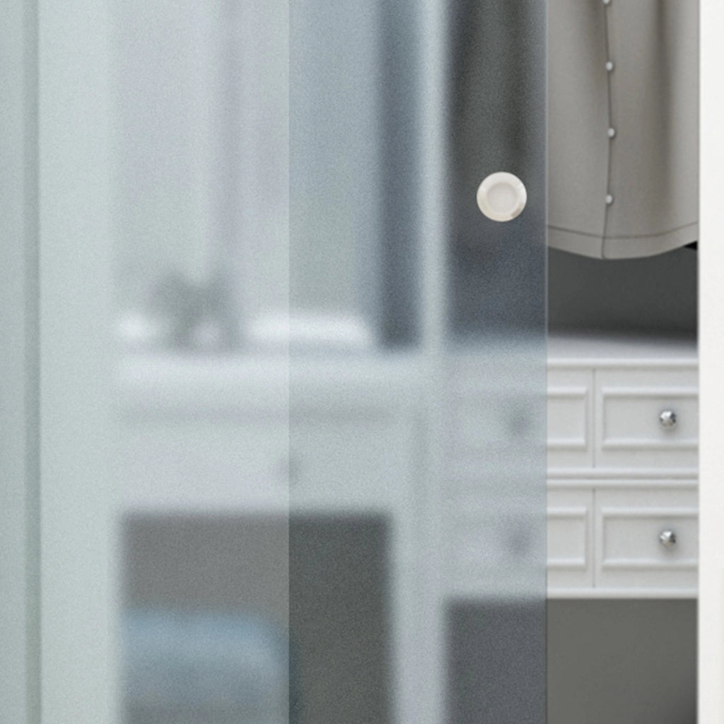Porta Scorrevole Vetro Smerigliato ¨C Xylo ¨C Bagno Cucina Studio con Binario Alluminio 205cm