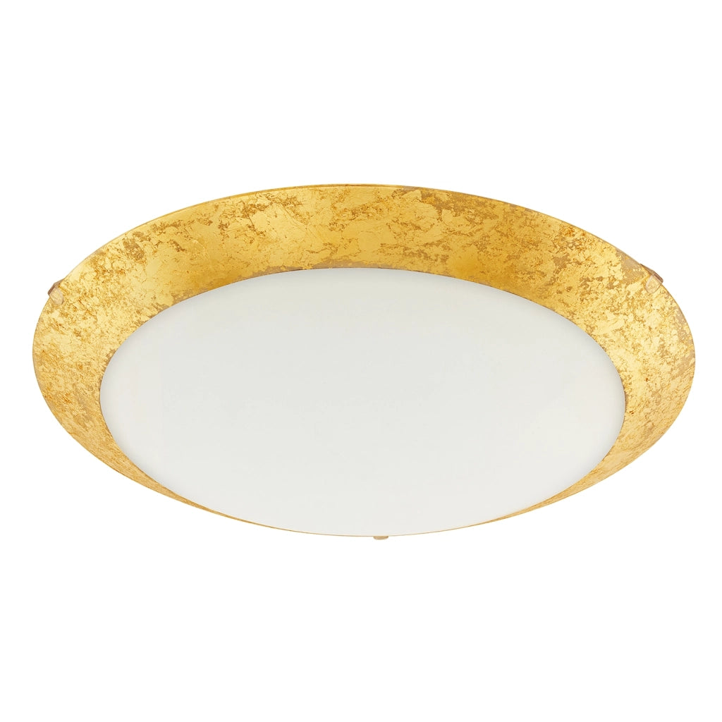 Plafoniera Classico Montenovo Acciaio Bianco 3 Luci Led Integrato 7,3W