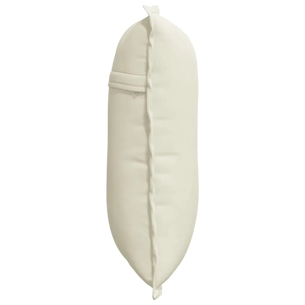 Cuscino per Schiena Crema 50 x 45 cm Tessuto in Cords