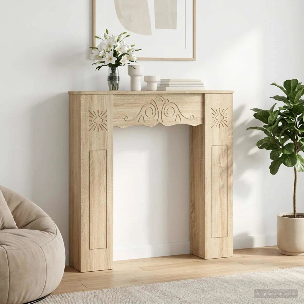 Cornice per camino Sonoma 102 x 20 x 102 cm 8006635