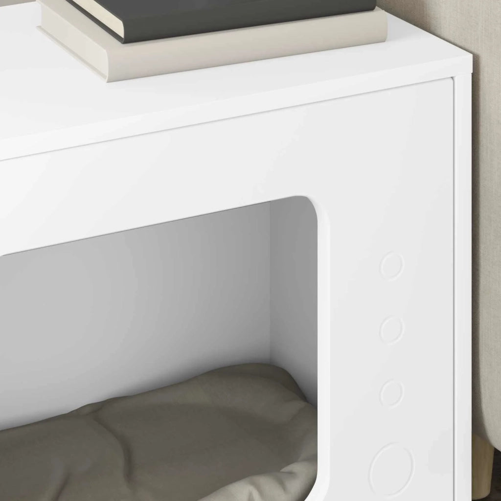 Casa per Gatti Bianco 51 x 30 x 42 cm Legno multistrato