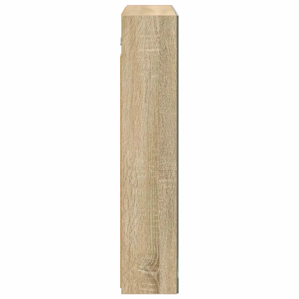 Mobiletto per specchio da bagno Rovere Sonoma 70 x 14,5 x 70 cm