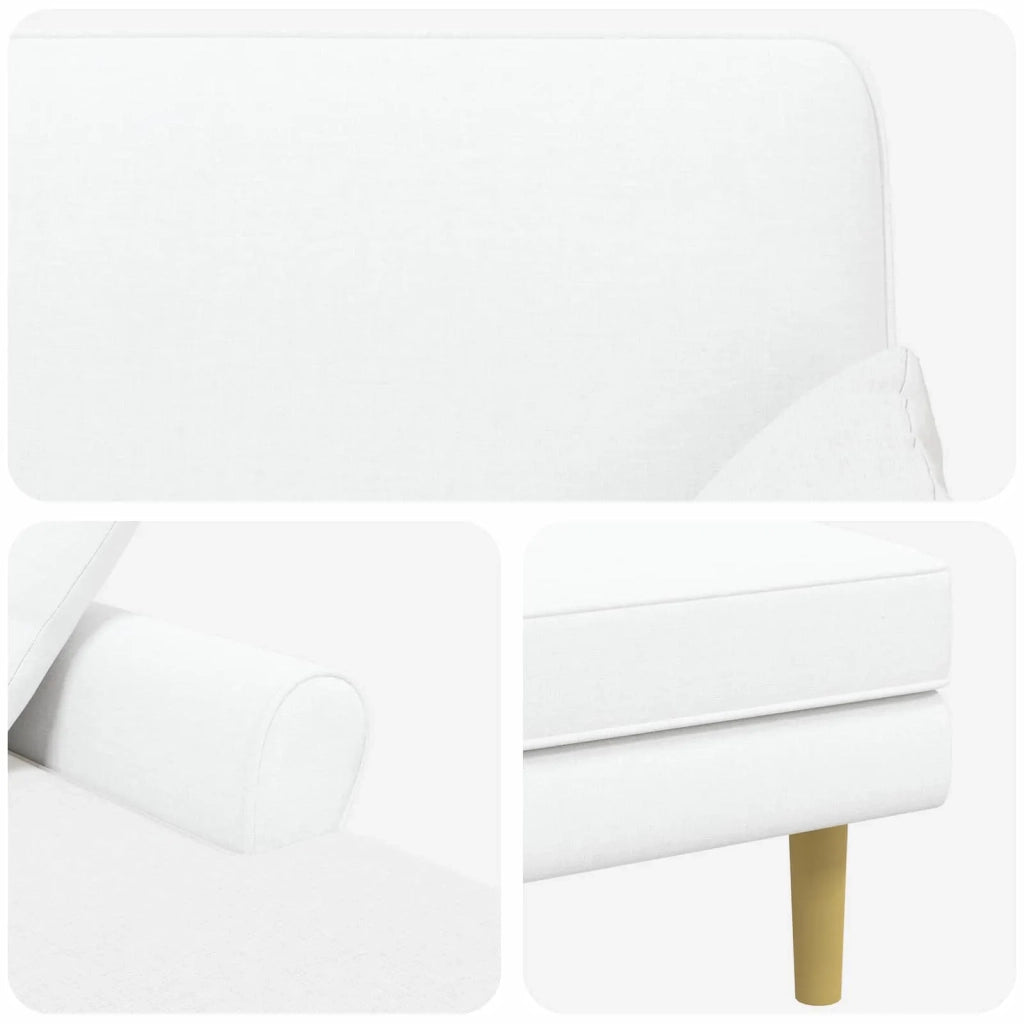 Chaise longue Bianco Tessuto 42048091