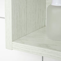 Armadietto a Specchio per Bagno con Ripiani Regolabili 3 Porte e Mensola 90x15x75 cm Bianco