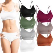 Bralette a vita 7 pezzi - Senza cuciture - Collo V - Supporto gonfiabile - Comfortevole - Tessuto poliester/spandex morbido