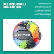 Contatore di Punteggio da Golf Portatile - Display di Scoring da Golf - Intervalli da 1 a 12 - Funzione di Reset Rapido - Leggero - Materiale ABS - Contatore da Golf