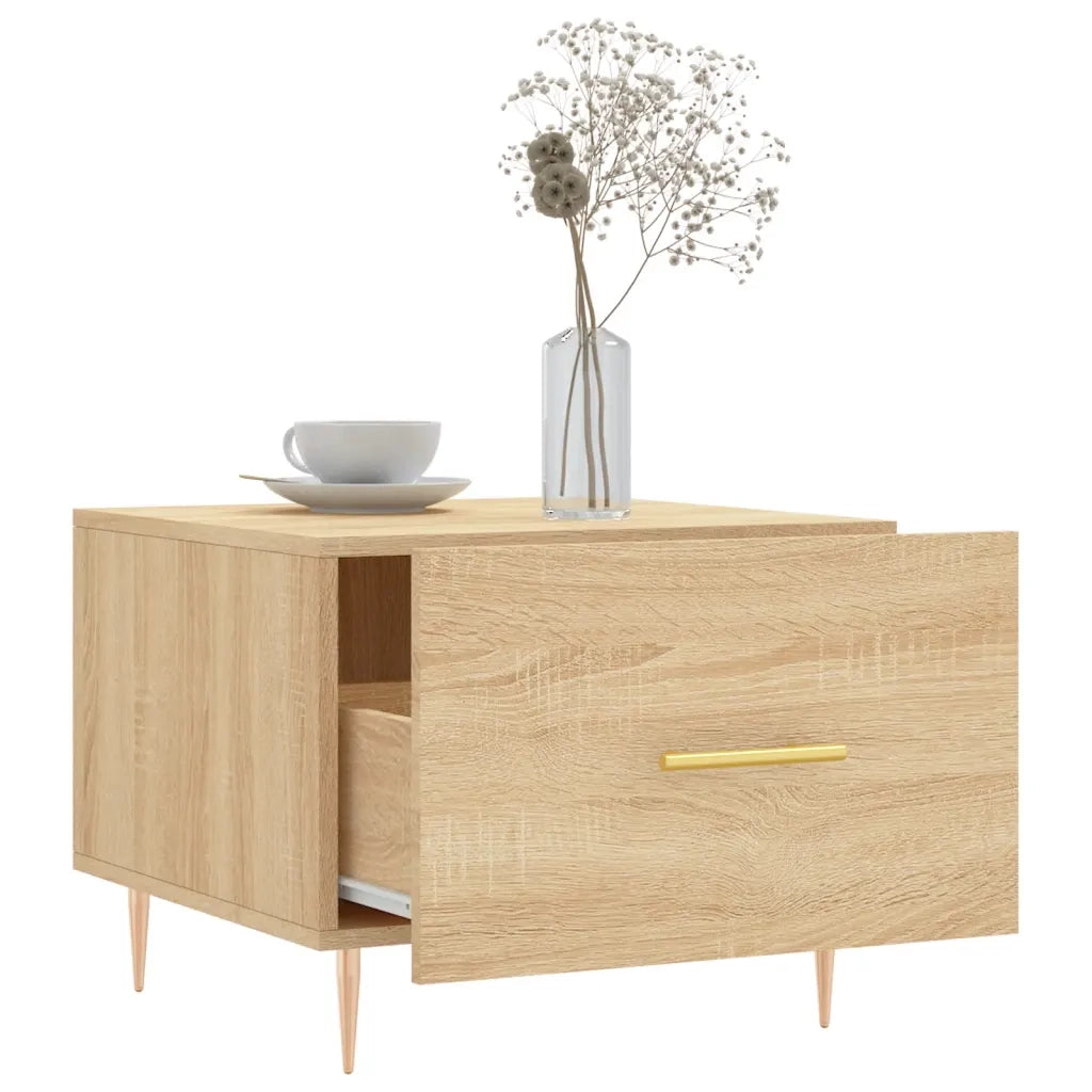 Tavolino da Salotto Rovere Sonoma 50x50x40 cm Legno Multistrato 829370