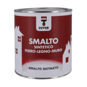 SMALTO CUVER 0,750 L SATINATO NERO- COLORIFICIO I.CO.RI.P.- 6,0 pz