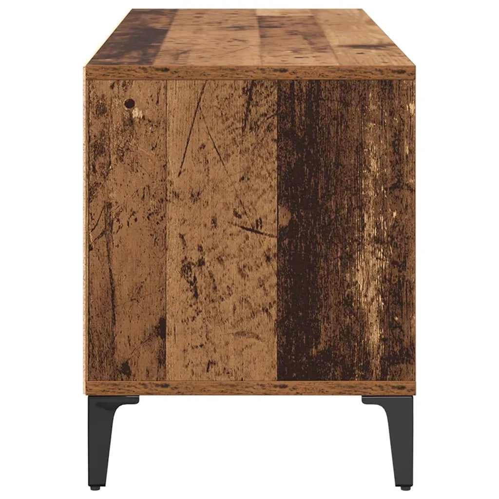Mobile TV con cassetto-Credenza TV-Console TV Legno vecchio 100 x 34,5 x 44,5 cm 330682