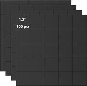 Stippi Magnetici Autoadesivi Quadrati | 100 Stuks 30mm x 30mm | Autoadesivi | Per Hobby e Frigoriferi (MDS30100)