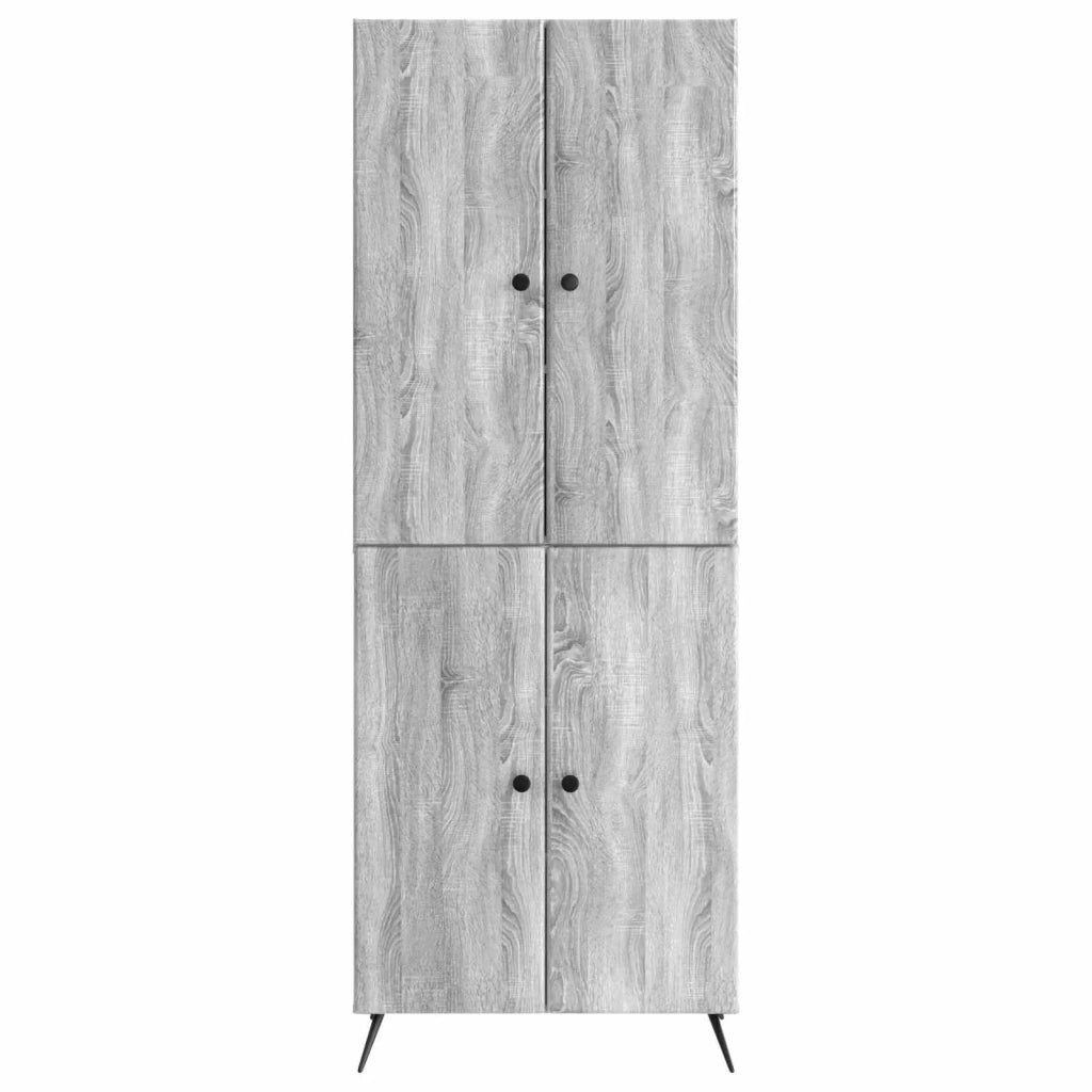 Set di armadi 2 pcs Sonoma grigio Legno ingegnerizzato 3416868