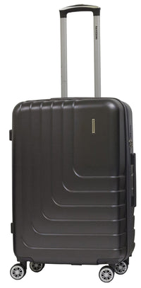 Set 3 Valigie Trolley Rigide in ABS 4 Ruote TSA Ravizzoni Titanio Grigie